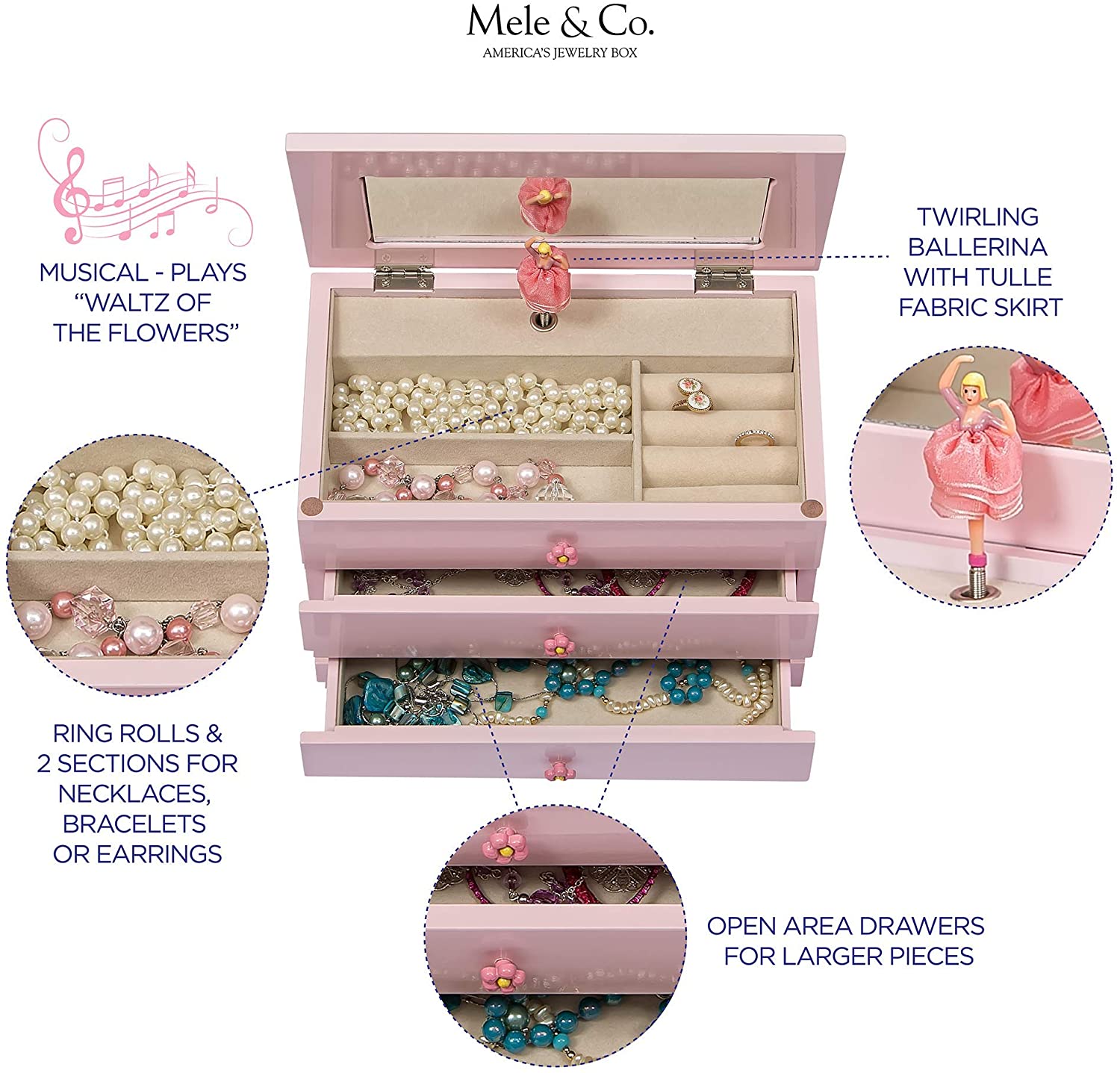mele musical jewelry box