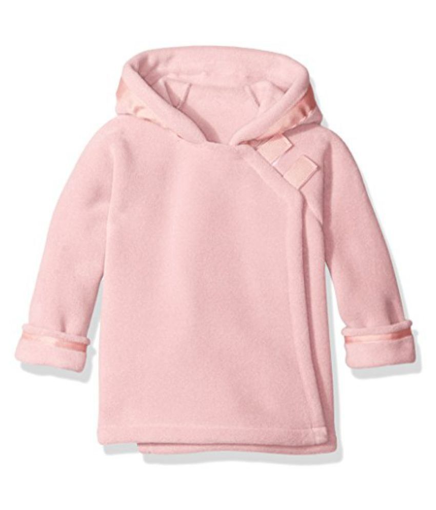 McKenzie Baby Girls Pink Essential Crew Soft Fleece Hooded Tracksuit Infant